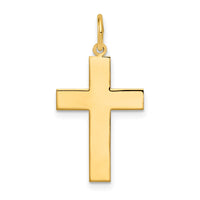 Load image into Gallery viewer, 14k Polished Cross Pendant
