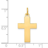 Load image into Gallery viewer, 14k Polished Cross Pendant
