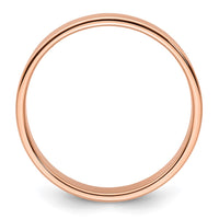 Load image into Gallery viewer, 14k Rose Gold 5mm Lightweight Flat Wedding Band Size 6.5
