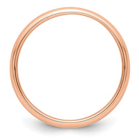 Load image into Gallery viewer, 14k Rose Gold 3mm Half-Round Wedding Band Size 6.5

