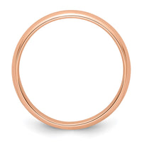 Load image into Gallery viewer, 14k Rose Gold 4mm Half-Round Wedding Band Size 5.5
