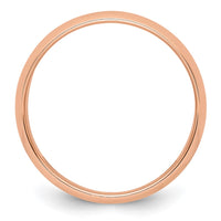Load image into Gallery viewer, 14k Rose Gold 6mm Half-Round Wedding Band Size 6.5
