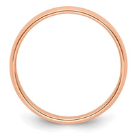 Load image into Gallery viewer, 14k Rose Gold 5mm Milgrain Half-Round Wedding Band Size 10
