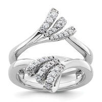 Load image into Gallery viewer, 14K White Gold Diamond Guard

