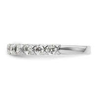 Load image into Gallery viewer, 14k White Gold Diamond Wedding Band
