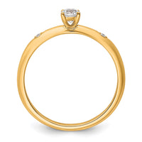 Load image into Gallery viewer, 14k Polished Complete Diamond Promise Ring
