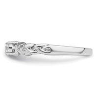 Load image into Gallery viewer, 14k White Gold Complete Diamond Braided Design Engagement Ring
