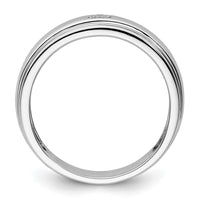 Load image into Gallery viewer, 14k White Gold Diamond Womens Complete Wedding Band
