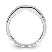 Load image into Gallery viewer, 14k White Gold Diamond Womens Complete Wedding Band
