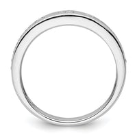 Load image into Gallery viewer, 14k White Gold Diamond Womens Complete Wedding Band
