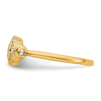 Load image into Gallery viewer, 14k Complete Diamond Round Cluster Halo Engagement Ring
