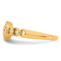 Load image into Gallery viewer, 14k Complete Diamond Round Cluster Halo Engagement Ring
