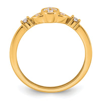 Load image into Gallery viewer, 14k Complete Diamond Cluster Oval Engagement Ring
