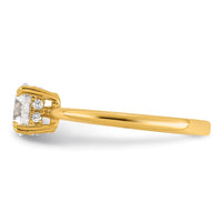 Load image into Gallery viewer, 14k Semi-mount Diamond Basket Round Center Engagement Ring
