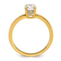 Load image into Gallery viewer, 14k Semi-mount Diamond Basket Oval Center Engagement Ring

