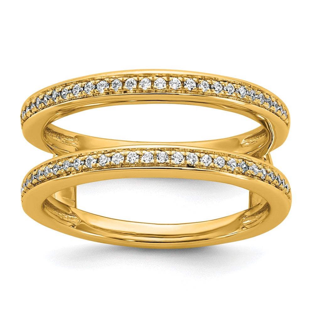 14k Complete Diamond Ring Guard