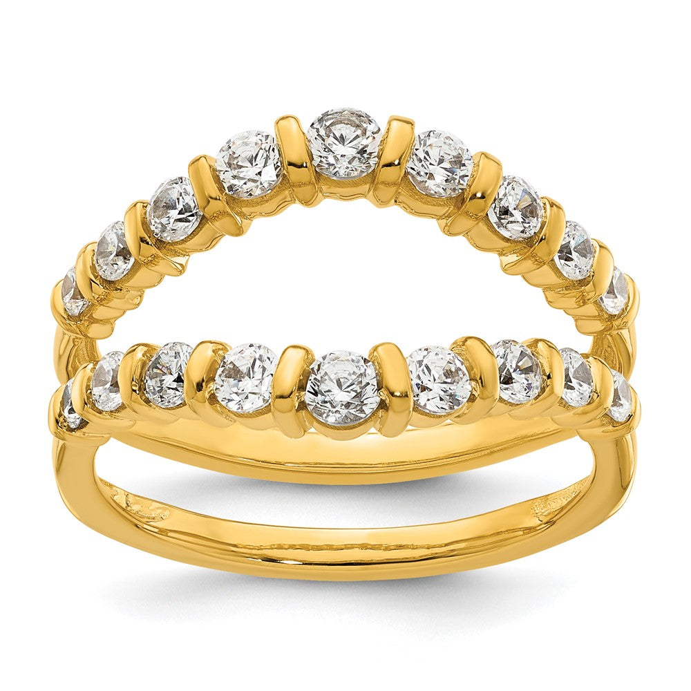 14k Complete Diamond Ring Guard