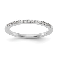 Load image into Gallery viewer, 14k White Gold 1/6 carat Diamond Complete Wedding Band
