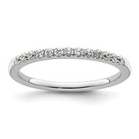 Load image into Gallery viewer, 14k White Gold 1/4 carat Diamond Complete Wedding Band
