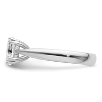 Load image into Gallery viewer, 14kw 2ct. 9x7mm G H I True Light Moissanite Oval Solitaire Eng. Ring
