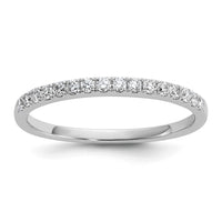 Load image into Gallery viewer, 14k White Gold 1/4 carat Diamond Complete Wedding Band

