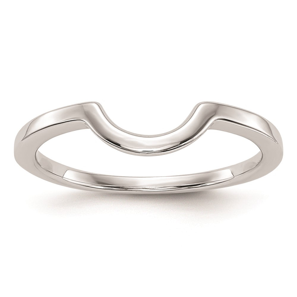 Platinum Contour Wedding Band
