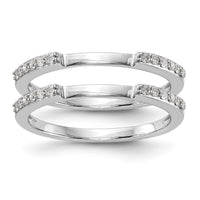 Load image into Gallery viewer, 14k White Gold 1/4 carat Diamond Set of 2 Complete Wedding Bands
