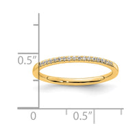 Load image into Gallery viewer, 14k Yellow Gold Diamond Wedding Band
