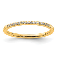 Load image into Gallery viewer, 14k Yellow Gold Diamond Wedding Band
