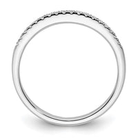 Load image into Gallery viewer, 14k White Gold 1/10 carat Diamond Complete Wedding Band
