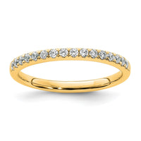 Load image into Gallery viewer, 14k Yellow Gold Diamond Wedding Band
