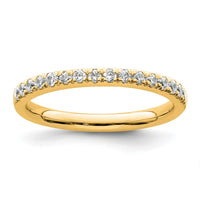 Load image into Gallery viewer, 14k Yellow Gold Diamond Wedding Band G-I, SI1-2
