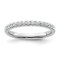 Load image into Gallery viewer, 14k White Gold 1/3 carat Diamond Complete Wedding Band
