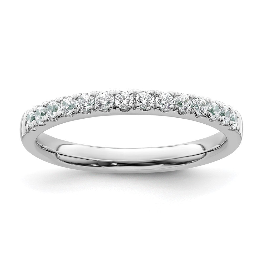 14k White Gold 1/3 carat Diamond Complete Wedding Band