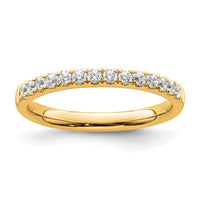 Load image into Gallery viewer, 14k Diamond Wedding Band
