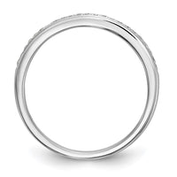Load image into Gallery viewer, 14k White Gold 1/15 carat Diamond Complete Wedding Band
