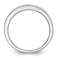 Load image into Gallery viewer, 14k White Gold 1/8 carat Diamond Set of 2 Complete Wedding Bands
