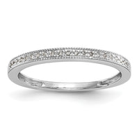 Load image into Gallery viewer, 14k White Gold 1/8 carat Diamond Set of 2 Complete Wedding Bands
