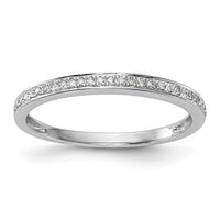 Load image into Gallery viewer, 14k White Gold 1/15 carat Diamond Complete Wedding Band
