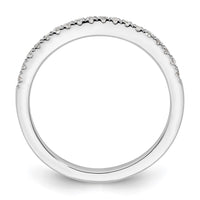 Load image into Gallery viewer, 14k White Gold 1/5 carat Diamond Complete Wedding Band
