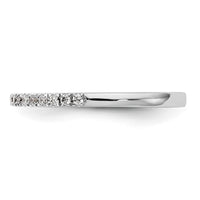 Load image into Gallery viewer, 14k White Gold 1/4 carat Diamond Complete Wedding Band
