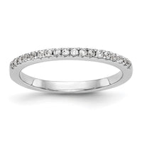 Load image into Gallery viewer, 14k White Gold 1/4 carat Diamond Complete Wedding Band
