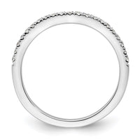 Load image into Gallery viewer, 14k White Gold Diamond Wed Band, VS quality
