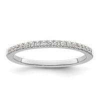 Load image into Gallery viewer, 14k White Gold 1/6 carat Diamond Complete Wedding Band
