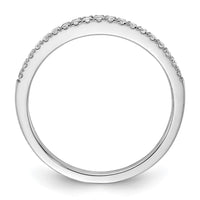 Load image into Gallery viewer, 14k White Gold 1/5 carat Diamond Complete Wedding Band
