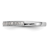 Load image into Gallery viewer, 14k White Gold 1/4 carat Diamond Complete Wedding Band
