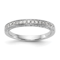 Load image into Gallery viewer, 14k White Gold 1/4 carat Diamond Complete Wedding Band
