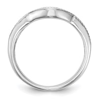 Load image into Gallery viewer, 14k White Gold 1/4 carat Diamond Complete Wedding Band

