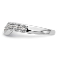 Load image into Gallery viewer, 14k White Gold 1/4 carat Diamond Complete Wedding Band
