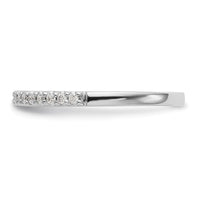 Load image into Gallery viewer, 14k White Gold 1/5 carat Diamond Complete Wedding Band
